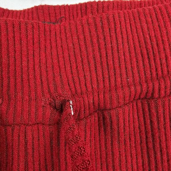 NWT Carbon38 Brushed Ribbed Flare Pants in Rum Wine - Size M - Picture 12 of 12